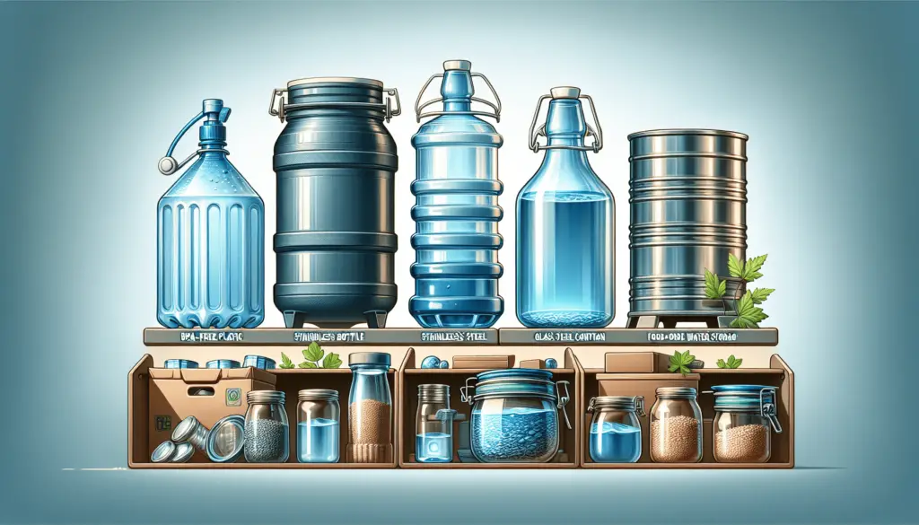 What Are The Best Containers For Storing Water Long-Term?