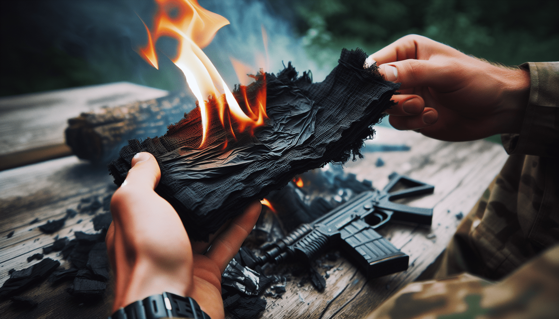 How To Make And Use Char Cloth For Fire Starting