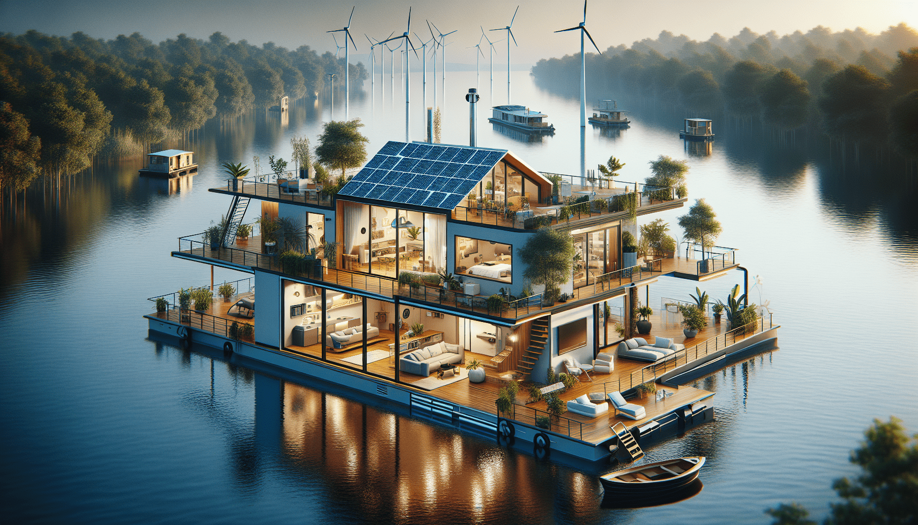 Strategies For Building A Floating Off-Grid Home