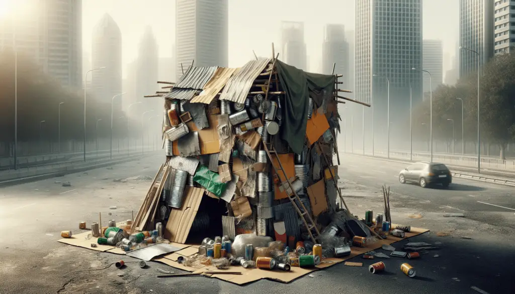 Crafting Emergency Shelter With Urban Debris